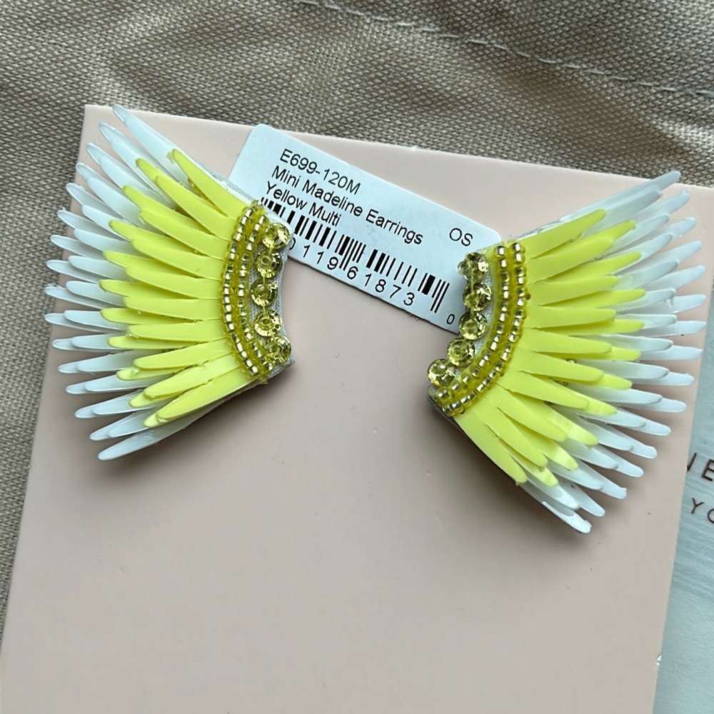 NWT Mignonne Mini Madelines Yellow